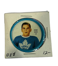 Load image into Gallery viewer, 1962-63 Shirriff Bobby Baun NHL Hockey Coin
