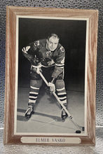 Load image into Gallery viewer, Vintage 1964-67 Elmer Vasko Chicago Blackhawks Hockey Beehive Photo
