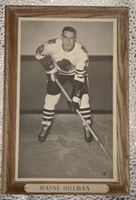 Load image into Gallery viewer, Vintage 1964-67 Wayne Hillman Chicago Blackhawks B&amp;W Hockey Beehive Photo
