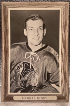 Load image into Gallery viewer, Vintage 1964-67 Camille Henry Chicago Blackhawks Hockey Beehive Photo
