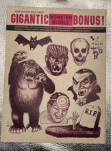 Load image into Gallery viewer, Cracked's For Monsters Only Magazine Jan 1968 Frankenstein '68 w/ Monster Mobile
