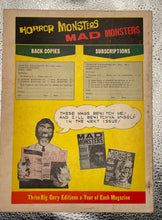 Load image into Gallery viewer, Mad Monsters Magazine #4 (Nov 1962) House of Frankenstein Body Snatchers
