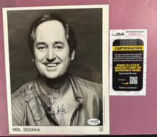 Load image into Gallery viewer, Neil Sedaka Signed Autographed B&amp;W 8x10 Photo JSA Certified CM26115
