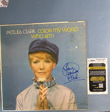 Load image into Gallery viewer, Petula Clark Signed "Color My World / Who Am I" LP JSA Certified Autograph
