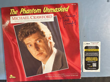 Load image into Gallery viewer, Michael Crawford The Phantom Unmasked Signed Vinyl LP JSA Certified CM27249
