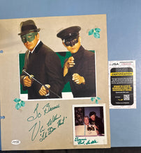 Load image into Gallery viewer, Van Williams Signed "The Green Hornet" Scrapbook Page w/Kato Photo JSA Auth
