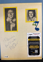 Load image into Gallery viewer, Frankie Laine &amp; Buddy Greco Autographed Scrapbook Pages JSA (Vallee)
