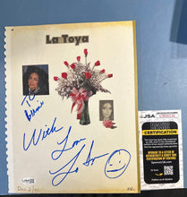Load image into Gallery viewer, La Toya Jackson Signed Autographed Page JSA Certified CM26130
