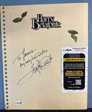 Load image into Gallery viewer, Harry Belafonte Signed Scrapbook Page Autograph JSA Basic Cert CM26152
