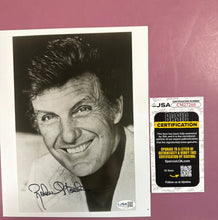 Load image into Gallery viewer, Robert Stack Autographed 8x10 B&amp;W Photograph with JSA Basic Certification
