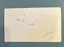 Load image into Gallery viewer, Sam Jones Autographed Signed Index Card Basketball Hall of Fame

