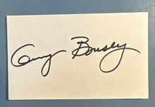Load image into Gallery viewer, Gary Busey Autographed Signed 3x5 Index Card
