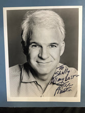 Load image into Gallery viewer, Steve Martin Signed Autographed B&amp;W 8x10 Photo To Shelly All my best
