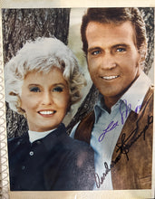 Load image into Gallery viewer, Lee Majors &amp; Barbara Stanwyck Dual Signed Autograph Photo The Big Valley
