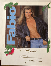 Load image into Gallery viewer, Fabio Autographed Signed Photo on 14x18 Canvas Board Personalized To Bernie
