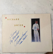 Load image into Gallery viewer, Richard Dwyer 'Mr. Debonair' Ice Follies Signed Autographed Photo Card
