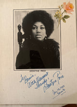 Load image into Gallery viewer, Leontyne Price Signed Photo on Grumbacher Canvas Board 1980 Toronto
