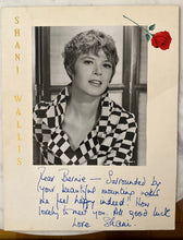 Load image into Gallery viewer, Shani Wallis Signed Photo w/ Handwritten Note on Bienfang Card Stock
