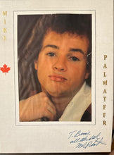 Load image into Gallery viewer, Vintage Autographed Mike Palmatier Photo on 12x16 Grumbacher Canvas Board

