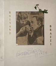 Load image into Gallery viewer, Rossano Brazzi Signed &amp; Inscribed Photo on Grumbacher Canvas Board 1978
