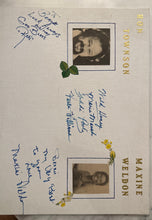 Load image into Gallery viewer, Ron Townson &amp; Maxine Weldon Multi-Signed Autographed 12x16 Canvas Board
