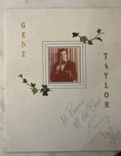 Load image into Gallery viewer, Vintage Gene Taylor Autographed Photo on Grumbacher Canvas Board 14x16
