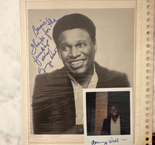 Load image into Gallery viewer, George Wallace Comedian Signed Photo w/ Inscription &amp; Attached Polaroid
