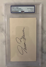 Load image into Gallery viewer, Teresa Brewer Signed Autographed Index Card PSA/DNA Certified Authentic Auto
