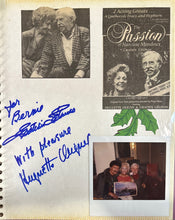 Load image into Gallery viewer, Huguette Oligny &amp; Gratien Gélinas Autographed Scrapbook Page &amp; Play Clipping

