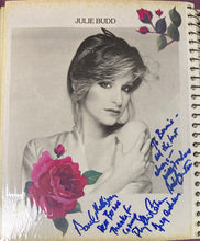 Load image into Gallery viewer, Vintage 1990 Autograph Album Pages Philip Anglim, Julie Budd 8x11 Page
