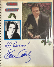 Load image into Gallery viewer, Shaun Cassidy Autographed Spiral Scrapbook 8x11 Photo Page
