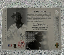 Load image into Gallery viewer, 2000 SP AUTHENTIC Chirography Card Signed By Alfonso Soriano Yankees AS
