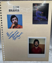 Load image into Gallery viewer, Ron Shaver Autographed Figure Skating Memorabilia Scrapbook w/ Type-1 Photos
