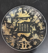Load image into Gallery viewer, 19th CENTURY Chinese Black Glazed Round Plate  Hong Kong
