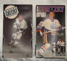 Load image into Gallery viewer, Lot of 2 Wayne Gretzky VHS Tapes: Hockey My Way &amp; Above and Beyond
