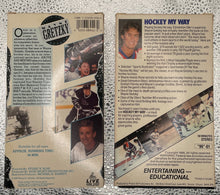 Load image into Gallery viewer, Lot of 2 Wayne Gretzky VHS Tapes: Hockey My Way &amp; Above and Beyond

