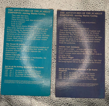 Load image into Gallery viewer, Adventures Of The Scarlet Pimpernel VHS Lot Vol 1 &amp; 4 Marius Goring 1988
