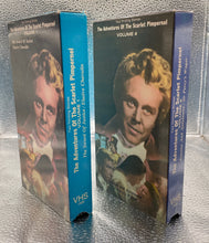 Load image into Gallery viewer, Adventures Of The Scarlet Pimpernel VHS Lot Vol 1 &amp; 4 Marius Goring 1988
