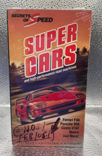 Load image into Gallery viewer, Secrets of Speed Super Cars VHS Tape Discovery Collector's Edition 1992 NOS
