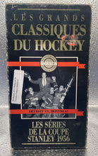 Load image into Gallery viewer, Les Grands Classiques du Hockey VHS 1956 Stanley Cup Molson Collection
