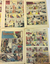 Load image into Gallery viewer, Vintage 1949 Dec The Standard Newspaper Comic Section Lot Tarzan Mickey Mouse
