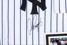 Load image into Gallery viewer, Alex Rodriguez Autographed Framed New York Yankees Pinstripe Jersey with 3 Pins
