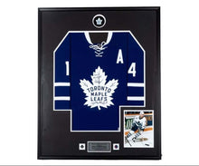 Load image into Gallery viewer, #14 Dave Andreychuk Autographed and Framed Toronto Maple Leafs Jersey HOF 2017
