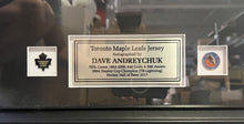 Load image into Gallery viewer, #14 Dave Andreychuk Autographed and Framed Toronto Maple Leafs Jersey HOF 2017
