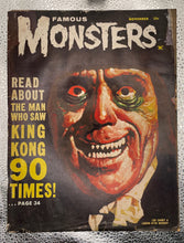 Load image into Gallery viewer, Famous Monsters Magazine Nov 1962 Vol 4 #5 Lon Chaney London After Midnight
