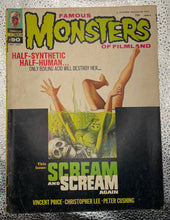 Load image into Gallery viewer, Famous Monsters of Filmland #90 Magazine May 1972 Scream and Scream Again
