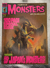 Load image into Gallery viewer, Famous Monsters of Filmland #114 Godzilla All Japan's Monsters Mar 1975
