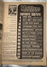 Load image into Gallery viewer, Famous Monsters Magazine #144 (June 1978) Warren - Mr. Mummy Cover
