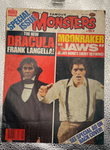 Load image into Gallery viewer, Famous Monsters #157 Dracula Frank Langella Moonraker Jaws Sept 1979
