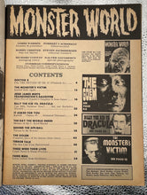 Load image into Gallery viewer, Monster World Magazine #6 Warren Publishing (May 1965) Dr. X, Dracula
